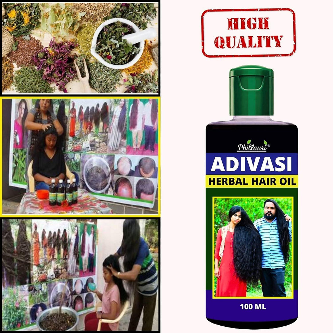 Adivasi herbal hair oil for hair growth